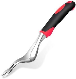 Hand Weeder Tool for Garden, Weed Puller Tool with Rubber Handle, V-Shaped Forks Manual Weeders, Lawn Care Uprooting Weeding Tools for Gardening, Yard, Farm Easy Removal Weeds Roots