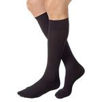 JOBST Relief Knee High 20-30 mmHg Compression Socks, Closed Toe, Black, Petite X-Large