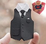 Men's Clothes Die Cuts，Vest Tie Cutting Dies Cut Stencils for DIY Scrapbooking Photo Album Decorative Embossing Paper Dies for Card Making Templated