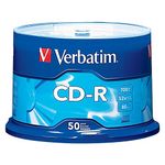 Verbatim 700mb 80-minute 52x Cd-rs (50-ct Spindle) (pack of 1 Ea)