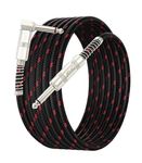 OTraki 10FT Guitar Cable, Braided AMP Cord Right Angle to Straight Electric Instrument Cable for Guitar, Bass, Electric Pedal, Keyboard, Mixer