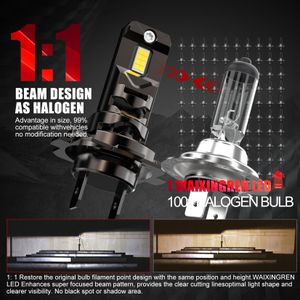 WAIXINGREN H7 LED Headlight Bulb – Bright White Car Light Replacement