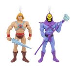 Hallmark Masters of The Universe He-Man and Skeletor Christmas Ornaments, Set of 2