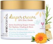 Era Organics Diaper Rash Cream For Baby - Extra Soothing and Moisturizing Baby Diaper Cream with Organic Aloe Vera, Chamomile, Calendula and More - Gentle Baby Rash Cream - Calming Zinc Oxide Cream