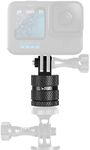 HSU Aluminum Tripod Mount for GoPro, 360 Degree Rotation Camera Adapter for Hero 13/12/11/10/9/8/7/6/5/4/3 and Other Action Cameras