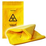 25 Pack - RE-GEN Bio-Hazard Clinical Medical Waste Disposal Yellow Sack Bags Small - 195mm x 310mm