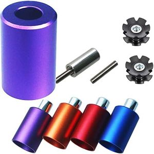 GANOPPER Bicycle Fork Star Nut Setter Installation Nut Adjustment Tool Bicycle Fork Star Nut Adjustment Installer, Installer Star Nut Insert Tool for 7/8.1.1-1/8 Inch (Purple)