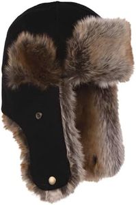Stormy Kromer The Northwoods Trapper Hat, Black, Size Small (6 ⅞–7)
