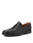 Clarks Men's Un Aldric Step Loafers, Black, 9.5 UK