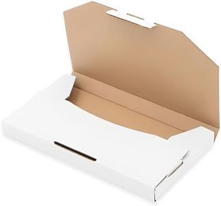 ExtraPrint 100PCS Mailing Box - 310 x 220 x 16mm - Die Cut, Super flat, A4 Rigid Envelope - Cardboard Mailing Boxes - Shipping, Packing, Corrugated Box - Business Boxes for Packaging