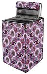 Padmansh® Printed Washing Machine Cover for LG Top Load Fully Automatic with Zip, Waterproof, Dustproof and Weatherproof (FAN08, 9KG)