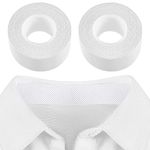 Sweezee Enterprise Collar Protector Sweat Pads – 2 Rolls of Disposable Self-Adhesive Neck Liner Sweat Absorbing Pads for Shirts, Hats, and Cap Brims – Invisible Grime Protection Tape to Prevent Sweat and Stains