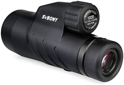 SVBONY 10x50 Monocular BAK4 Prism FMC Optics High Definition Waterproof Monocular Scope for Hunting Bird Watching Outdoor Sporting Travel(10x50mm)