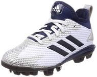 adidas Adizero Speed Point Kids Baseball Cleats Softball Shoes UK 5 K White Navy