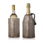 Vacu Vin Rapid Ice Wine and Champagne Cooler Set - Platinum