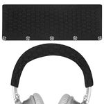 Geekria Knit Fabric Headband Cover Compatible with Bose QC35 II, QC25, QC15, QC2 Headphones, Head Cushion Pad Protector, Replacement Repair Part, Sweat Cover, Easy DIY Installation (Black)