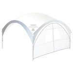 Coleman Side Panel Fast Pitch Shelter m 3 x 3 m, Gazebo Side Panel with Window And Door, High Sun Protection 50+, Water Resistant (Shelter not included), Packaging may vary, Grey