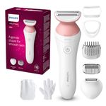 Philips Lady Shaver Series 6000 BRL146/00 Cordless with Wet and Dry use, White