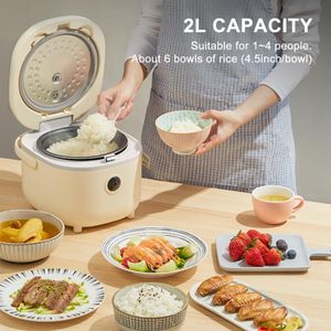 Bear 4-Cup Rice Cooker and Steamer – Compact Multi-Function