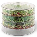 Rapunzel BioSnacky Large Germinator | 3-tiers | Consistent Supply of Sprouts | Dishwasher Safe | Approx. 20.5x15cm