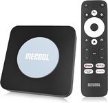 MECOOL KM2 Plus Smart Box Android TV 11 Streaming Media Player, 4K Ultra HD Streaming Device con Ggle Voice Assistant, Netflix Prime Video integrado, WiFi 5 con Bluetooth 5.0