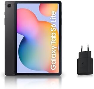 Samsung Galaxy Tab S6 Lite 2024, 10.4'' 64Go, WiFi, Anthracite, avec Chargeur secteur rapide 25W, S Pen Inclus, FR Version