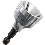 Deburring External Chamfer Tool, with Tungsten Carbide Blade, Deburring Chamfering Drill Bit, Remove Burr Tools Quick Release Hex Shank. Improved Durability and Sharpness. Fits 1/8" to 3/4".