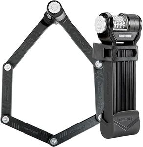 Kryptonite Keeper 585 Folding Combo Bicycle Lock, Black, 3mm x 85cm