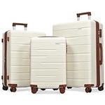 Merax 3 Pcs Sets Luggage, ABS Hards