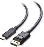 Cable Matters USB C to DisplayPort 1.4 Cable (USB-C to DisplayPort Cable, USB C to DP Cable) Supporting 8K 60Hz in Black 1m - Thunderbolt 4 /USB4 /Thunderbolt 3 Compatible with MacBook Pro, XPS