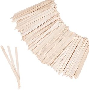 1200Pcs Wooden Wax Sticks Small Wax Spatula Eyebrow Wax Sticks for Hair Removal Eyebrow Lip Nose Brow Wax Applicator Sticks (Slanted Handle)