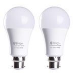 Etrogo Bayonet B22 Radar Motion Sensor LED Light lamp 12W Edison AUTO ON/Off 1100Lm (Coolwhite 6000K, Pack of 2)