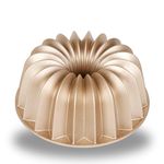 Baker's Secret Nonstick Fluted Cake Pans, Bake Unique Cakes, Die Cast Aluminum Cake Pans, 2 Layers Non-stick Coating Easy Release, Fluted Cake Pan - 9.7cups capacity 2024 - (French Wreath)