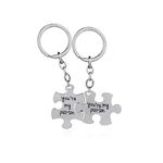 2Pcs You are My Person Promise Charm Pendant Keychain Set Valentines Day Best Friend Boyfriend Girlfriend Couple Lover