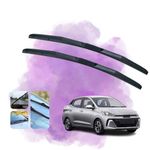 KYLO Perfect Fitting Front Windshield Hybrid Wiper Blades with Natural Rubber Suitable for HUNDAI AURA D24" P16" (Set of 2)