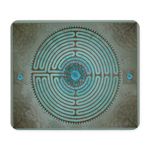 CafePress Celtic Labyrinth Digital Art Mousepad Non-Slip Rubber Mousepad, Gaming Mouse Pad