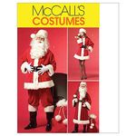 McCall's Patterns M5550 Size XN Extra-Large- XXL - XXXL Misses'/ Men's Santa Costumes and Bag, Pack of 1, White