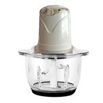 Shopobox 2L Electric Meat Grinders with Bowl for Heavy Kitchen Food Chopper, Meat, Vegetables, Onion Slicer Garlic Slicer Dicer Food Processor (vegetable grinder)