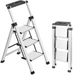 XinSunho 3 Step Ladder, Retractable