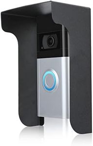 OYOCAM Doorbell Rain Cover Compatible with Blink Google Nest Arlo Eufy Kasa Video Doorbells Anti-Glare Cover Steel Doorbell Weather Blocking Cover Waterproof Function(Not Included Doorbell)