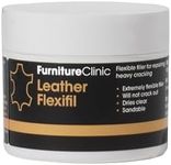 Furniture Clinic Leather Flexifil - Extremely Flexible Filler Used to Fix Cat Scratches, Holes & Heavy Cracking in Leather Sofas, Car Seats (50ml)