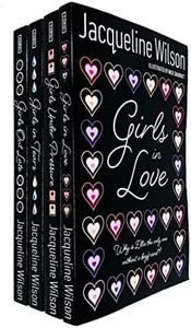 Jacqueline Wilson Girls Series 4 Books Collection Set (Ragazze innamorate, Ragazze in lacrime, Ragazze sotto pressione, Ragazze fuori fino a tardi)