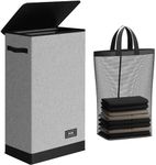 SOLEDI Slim Laundry Hamper with Lid