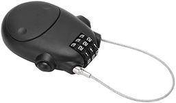Retractable Cable Lock, ABS Cipher Wheel 3 Digit Combination Lock for Bike Motorcycle Helmet Baby Stroller