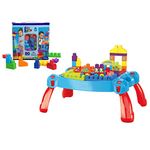 Mega Bloks First Builders Big Building Bag and Mega Bloks First Builders Build 'n Learn Table