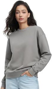 Mega Tshop Basic Crewneck Sweatshirt Heavyweight Fleece 12.3 oz. Cotton Blend Winter Warm Pullover for Men Women Unisex Stone Brick 4XL