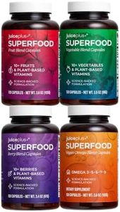 Juice Plus+ Fruit, Vegetable, Berry & Omega Blend Capsules - 4 Bottles