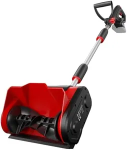 Cordless Snow Shovel Compatible with Milwaukee 18V Battery, 12" Electric Snow Blower with 20FT Max Throw & Adjustable Handle & Safety Switch, Snow Thrower for Driveway, Deck, Patio, Steps (Tool Only)