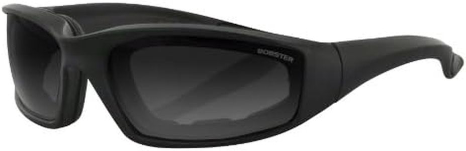 Bobster B144 Foamerz 2 Sport Sunglasses,Black Frame/Smoked Lens,one size