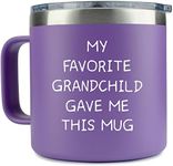 KLUBI Grandma Gifts from Grandchildren My Favorite Grandchild Gave Me This Mug Gift Idea for Grandma from Grandson, Granddaughter